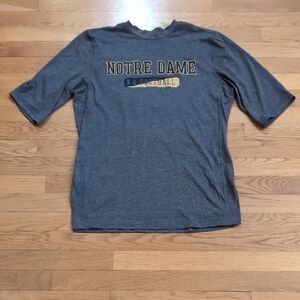 Under Armour Gray Notre Dame Football Tee